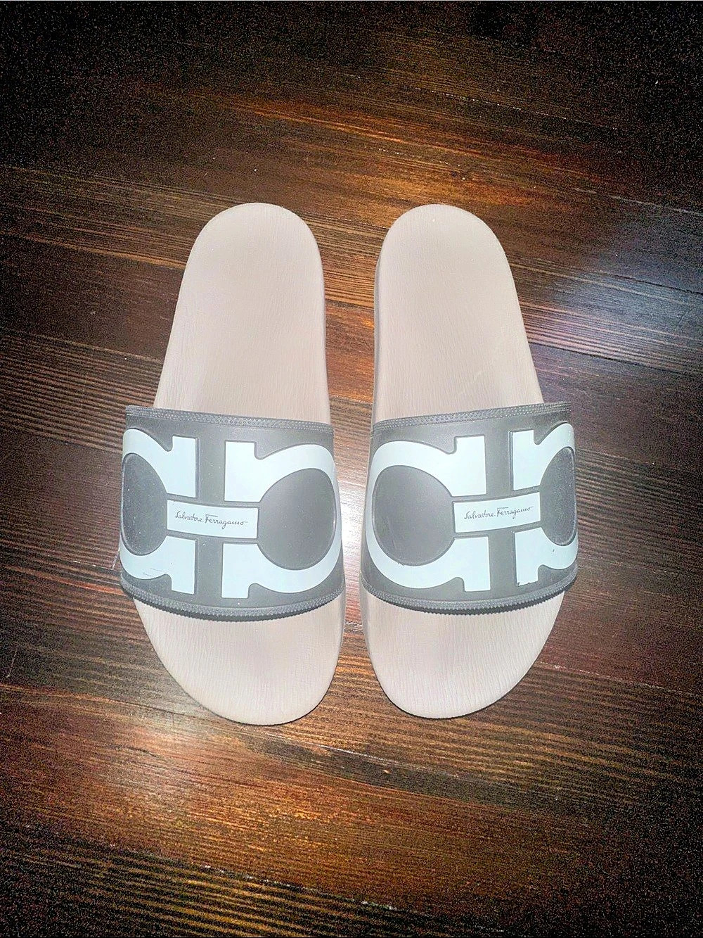 Salvatore Ferragamo Rubber Slide Sandals